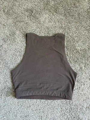 REI Brown High Neck Sports Bra thumbnail 3