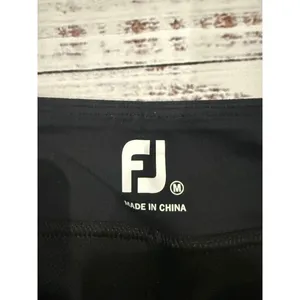 FootJoy Women's Black Athletic Skort Medium High-Rise‎ Golf Tennis thumbnail 3
