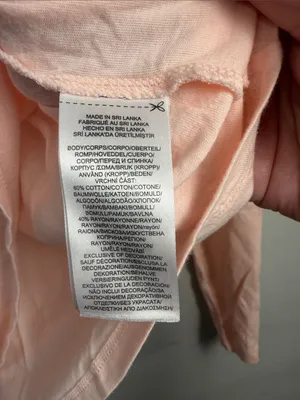 Ralph Lauren Peach Crewneck Long Sleeve Tee pajama size extra large thumbnail 4