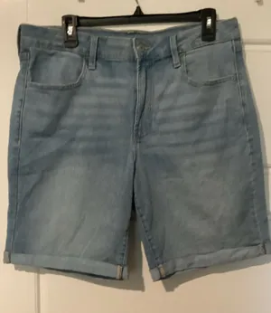 Old Navy Light Blue Denim Bermuda Shorts thumbnail 1