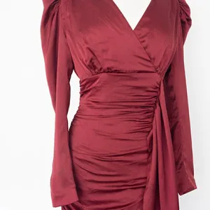 Lavish Lice.‎ Ruby Holiday Satin Wrap Dress. thumbnail 12