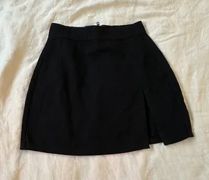 Lioness Black Denim Mini Skirt thumbnail 1