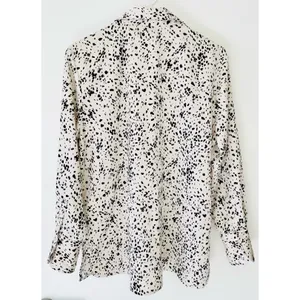 Satin Long Sleeve Button Up Blouse thumbnail 8