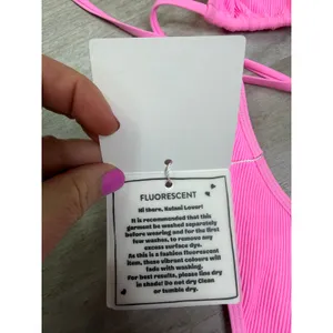 NEW Kulani Kinis Taffy Pink Ribbed Bikini Small Bind Tie Halter High Leg Thong thumbnail 4