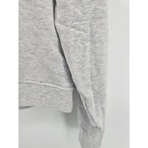 tasc Performance Sweatshirt Womens Medium Gray‎ Henley V-Neck Cropped Bamboo thumbnail 2