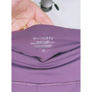 Athleta Rainier Mid Rise Jogger Pants Size XL Purple Athletic Running Sporty Gym thumbnail 3