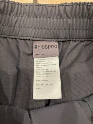 FIGS Pro Gray Structured Pants thumbnail 2