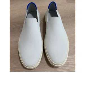 Rothy’s The Original Slip-On Sneaker Bright White Blue Halo W 11.5 M 10 thumbnail 2