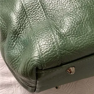 Genuine leather bag- beautiful modern color! 💚💚💚 thumbnail 13