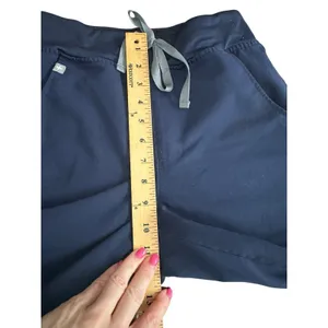 Figs Women's XS‎ Blue Navy Zamora High Waisted Jogger Scrub Pants #F4-1 thumbnail 8