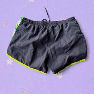 Pony Grey + green running shorts Gray thumbnail 4