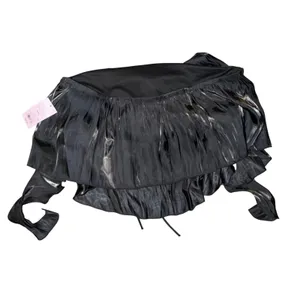 Wild Fable Black Ruffle Off Shoulder‎ Halter Top Women's, Size XL, NWT thumbnail 3