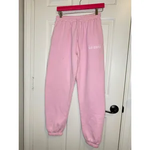 White Fox Baby Pink Volume 3.5 Leisure Sweatpants Sz S thumbnail 2