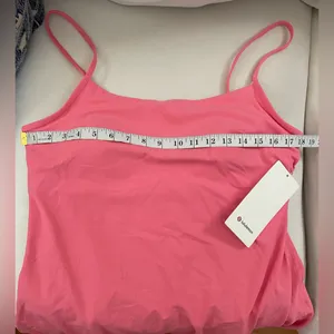 Lululemon NWT Align Cami Strap Dress Sakura Pink Shorts Underneath Size 14 thumbnail 8
