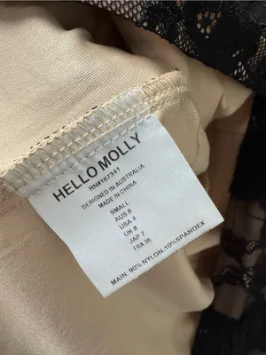 Dear Emilia Hello Molly Mystique Sleeveless Lace Maxi Dress Black Small NEW $155 thumbnail 13