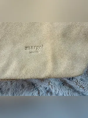 Margot Gabi Maxi Hobo - Cream/Beige Suede - NWT thumbnail 4