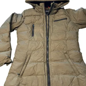 Orolay Slant Pocket Zip Up Puffer Down Coat Army‎ Green Hooded Winter Parka NWT thumbnail 6