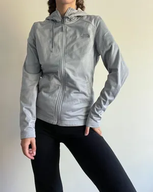 The North Face Grey Essential Zip Up Sweatshirt thumbnail 7