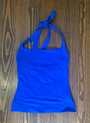 Aritzia Halter Top blue thumbnail 1