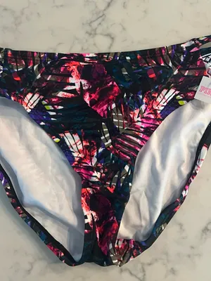 VICTORIA'S SECRET PINK Embroidered Halter Bikini Top Tropical Medium new thumbnail 5