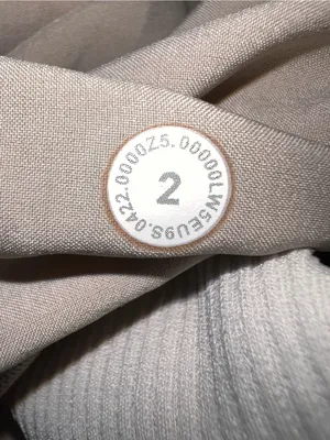 Lululemon Brushed Softstreme Ribbed High-Rise Jogger White Opal thumbnail 10