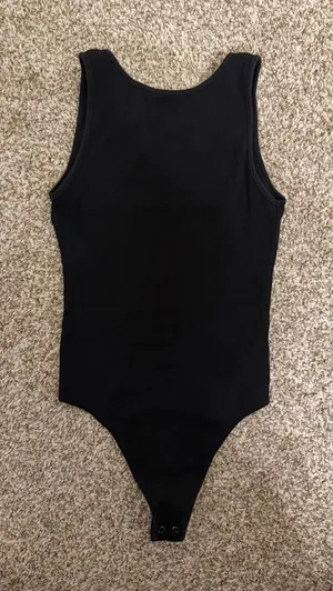 Aerie sleeveless black bodysuit, size small thumbnail 1