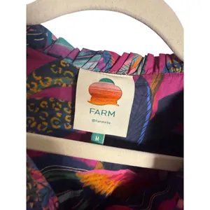 Farm Rio Rainbow Macaws Mini Dress Women's Sz. M thumbnail 6
