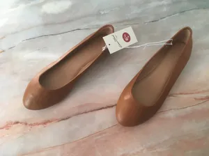 Ballet Flats, Size 6 1/2W Brown thumbnail 3