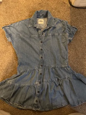 ZARA Denim Dress thumbnail 1