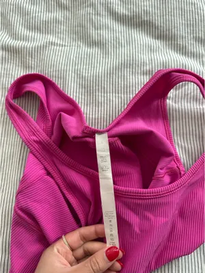 Lululemon Hot Pink Power Pivot Tank thumbnail 4