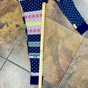 Victoria's Secret Geometric Snowflake Pattern Pajama Leggings Small thumbnail 2