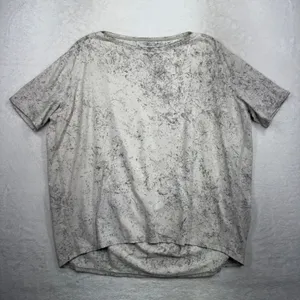 Lululemon 12 Back in Action T-Shirt Vitasea Cirrus Wash White Opal Linen Rover thumbnail 3