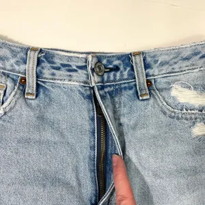 Abercrombie & Fitch Zoe Natural Rise Vintage A-Line Denim Jean Skirt Light Wash thumbnail 4