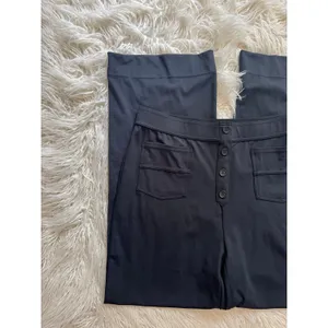 Halara DayStretch High Waisted Pockets Straight Leg Casual Pants Black Size XL thumbnail 5