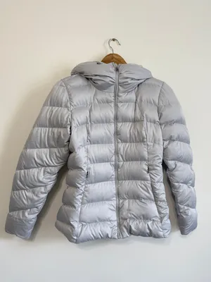 Patagonia Women’s Downtown Loft Jacket Size Small Gray Down Puffer thumbnail 2