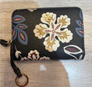 Tory burch zippy card, key , coin case Hopewell Kerrington! Retired ! thumbnail 1