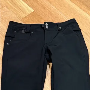 686 reserved secret softshell Black Straight Leg ski Pants‎ medium thumbnail 2
