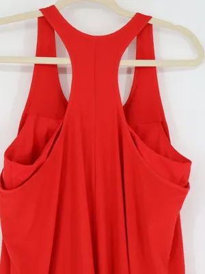 Halara Breezeful High Low 2-Piece Dress L Red Flowy Midi Quick Dry NWT thumbnail 11