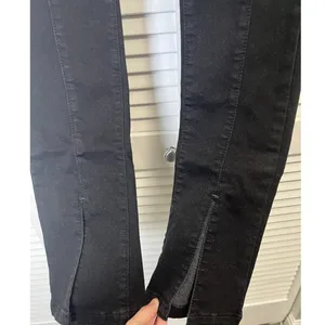 Free People We The Free Black Double Dutch PullOn Slit Skinny Jeans Size XS NWT! thumbnail 8