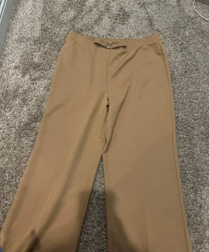 Beige casual work Trousers Tan Size L thumbnail 3