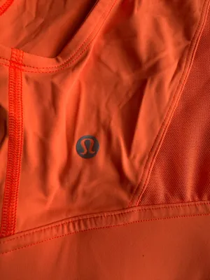 Orange Lululemon Bra Tank thumbnail 3