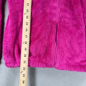 Y2k The North Face Girls Osito Jacket Pink Full Zip Size Large 14/16 or Women XS thumbnail 5