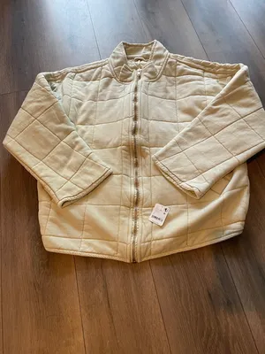 Free People Dolman Quilted Jacket- Vanilla Crème thumbnail 3