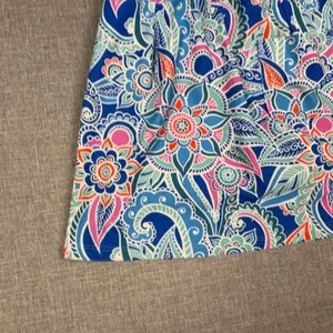 Skinz Swim Skirt Womens XS Multicolor Floral Nylon Spandex Paisley Print Lined thumbnail 10