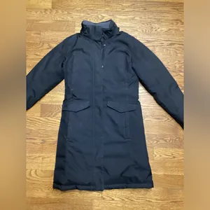 Eddie Bauer Extreme Temp Down filled long stadium coat Black Size Small thumbnail 8