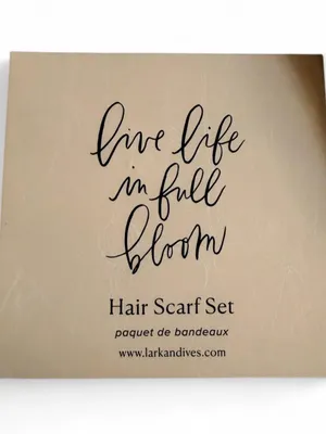 NWT Lark & Ives 2-Piece Hair Scarf Set thumbnail 6