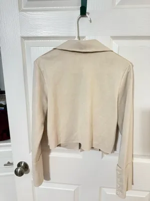 White suede jacket thumbnail 6