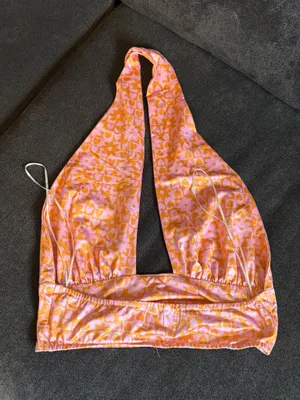 Princess Polly pink floral halter top thumbnail 4