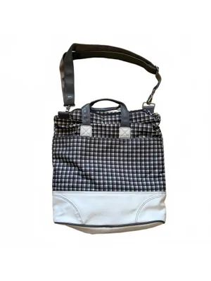 Vintage Nike Brassie Tote Bag Golf Shoe Plaid Shoulder Strap Mesh Pocket Women thumbnail 2