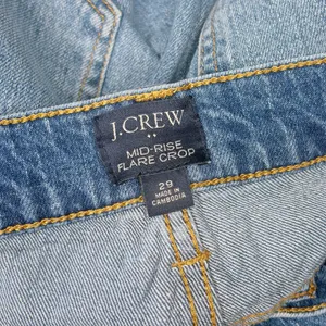 J. Crew Mid-Rise Flare Crop Jeans thumbnail 4